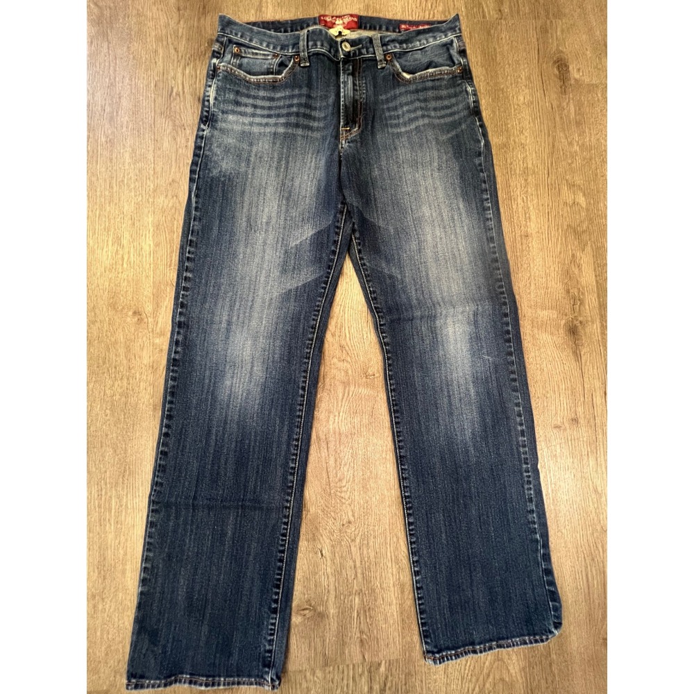 Lucky Brand 361 Vintage Straight Mens Jeans 31x34 Medium Wash Blue Denim Pants